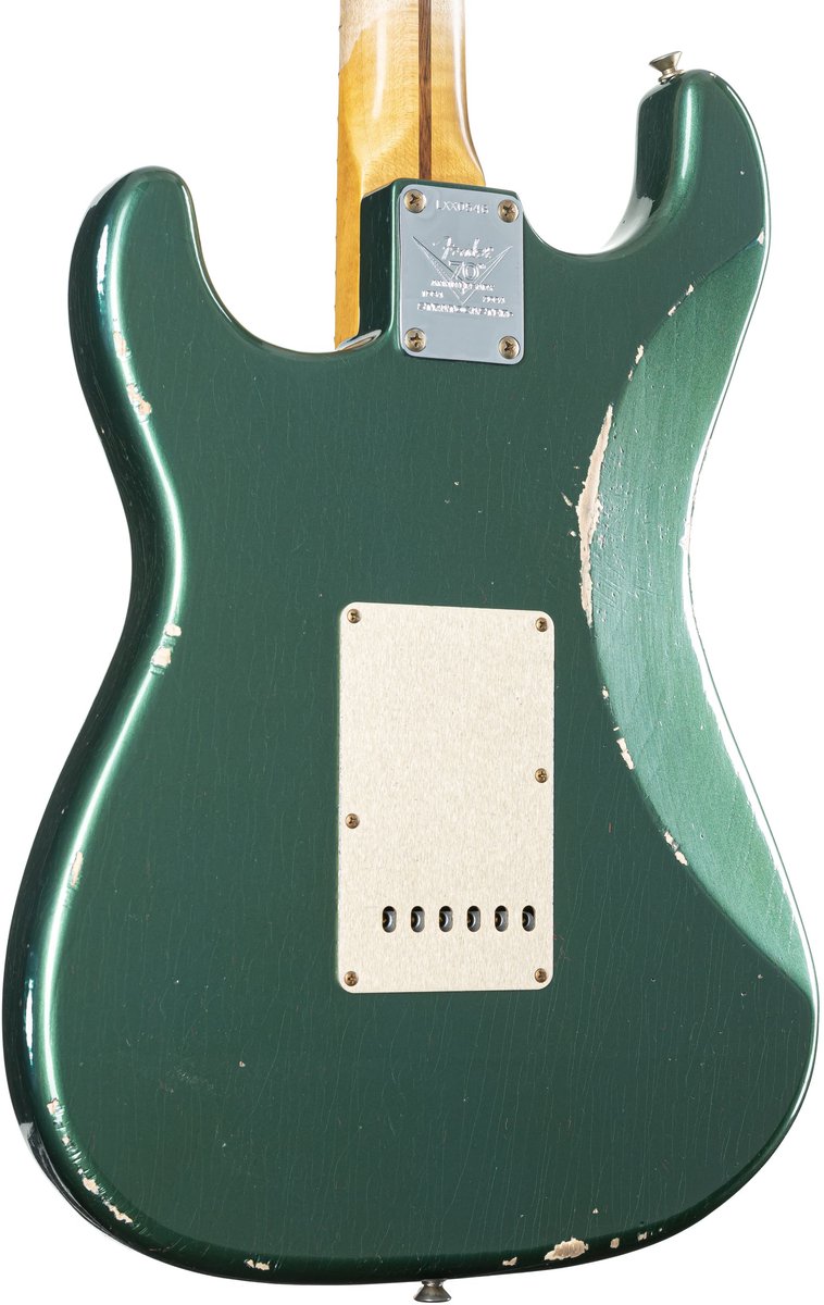 Fender 1954 Stratocaster Relic Aged Sherwood Metallic - Custom elektrische gitaar