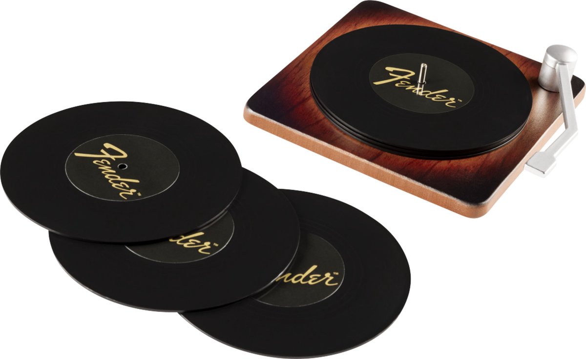 Fender Sunburst Turntable Coaster Set - Overige