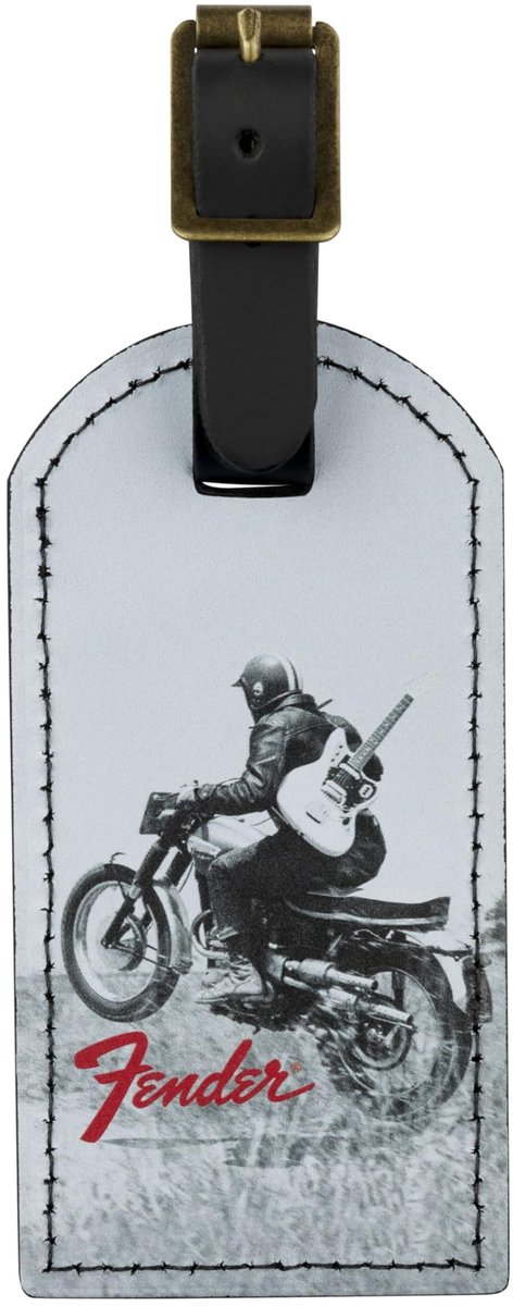 Fender Vintage Ad Luggage Tag Motorcycle - Overige