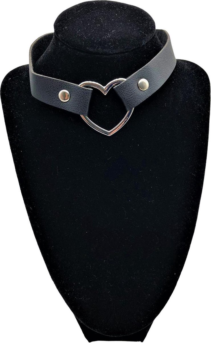 Choker, Hart, Zwart, Liefde, Nek, Fashionista