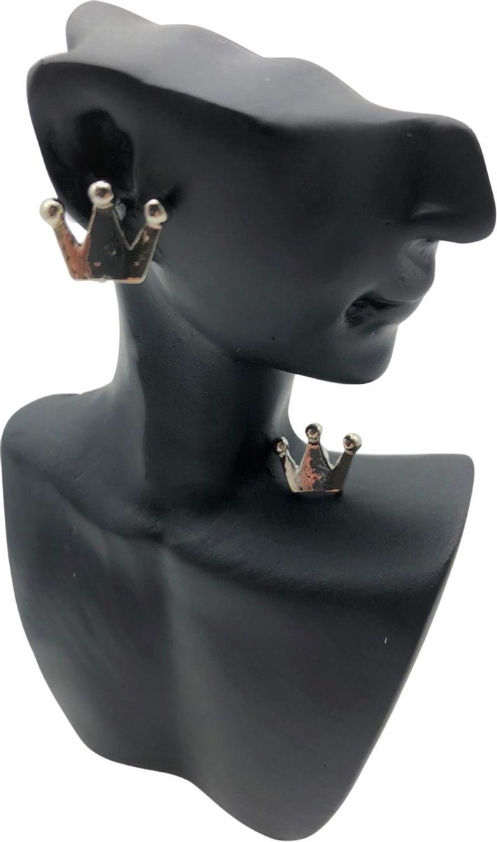 Kingdom Hearts, Kroon, Oorbellen, Oren, Zilver, Sora, Keyblade, Riku, Kairi, KH, Fantasy, Cosplay