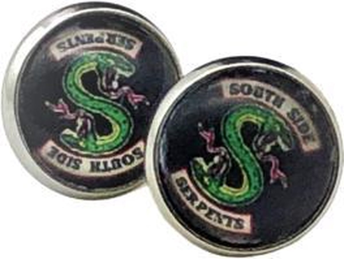 Riverdale, South Side Serpents, Oorbellen, 2 Stuks, Cosplay, Jughead Jones, Cheryl Blossem, Archie