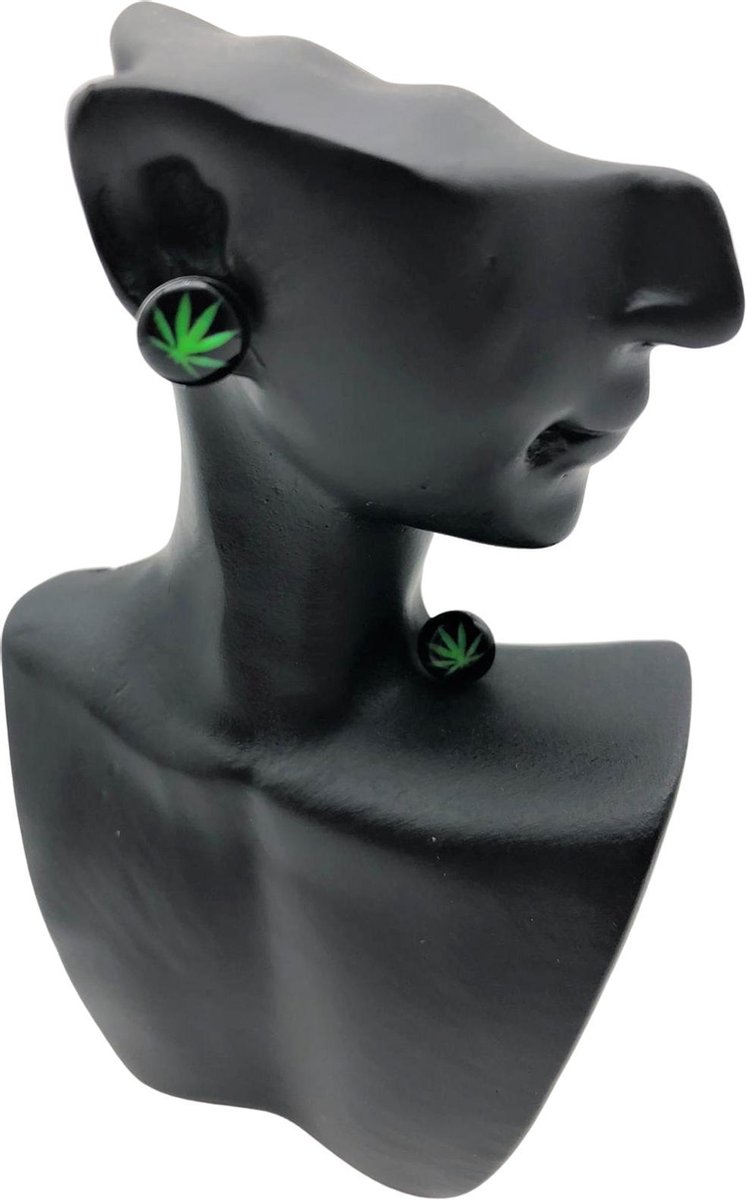 Wiet, Weed, Hasj, Marihuana, Oorbellen, Oortjes, Groen, THC, Wietplant, Fashion