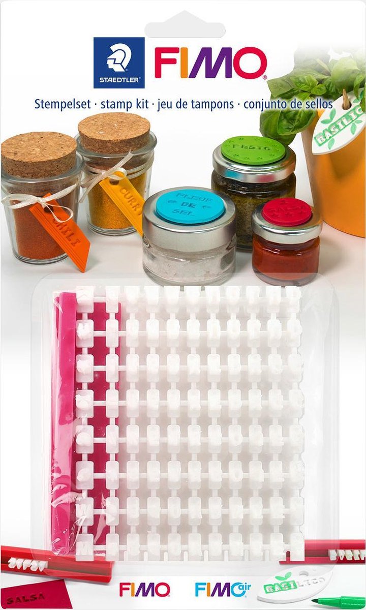 FIMO - stempelset - 88-delig - kunststof