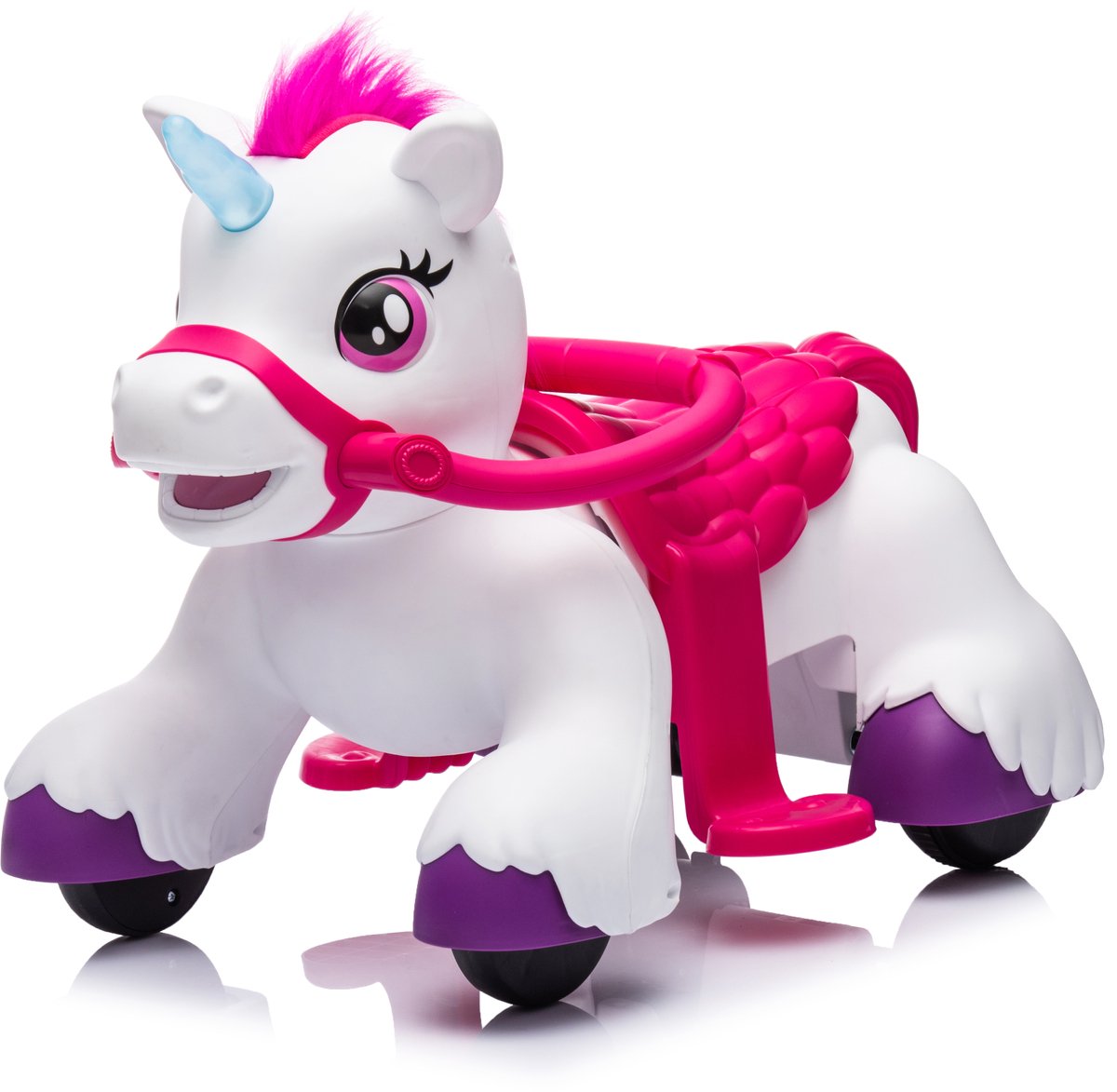 FINOOS Elektrische rijdende eenhoorn 12V - UNICORN - elektrische kinderauto - elektrische kindervoertuig