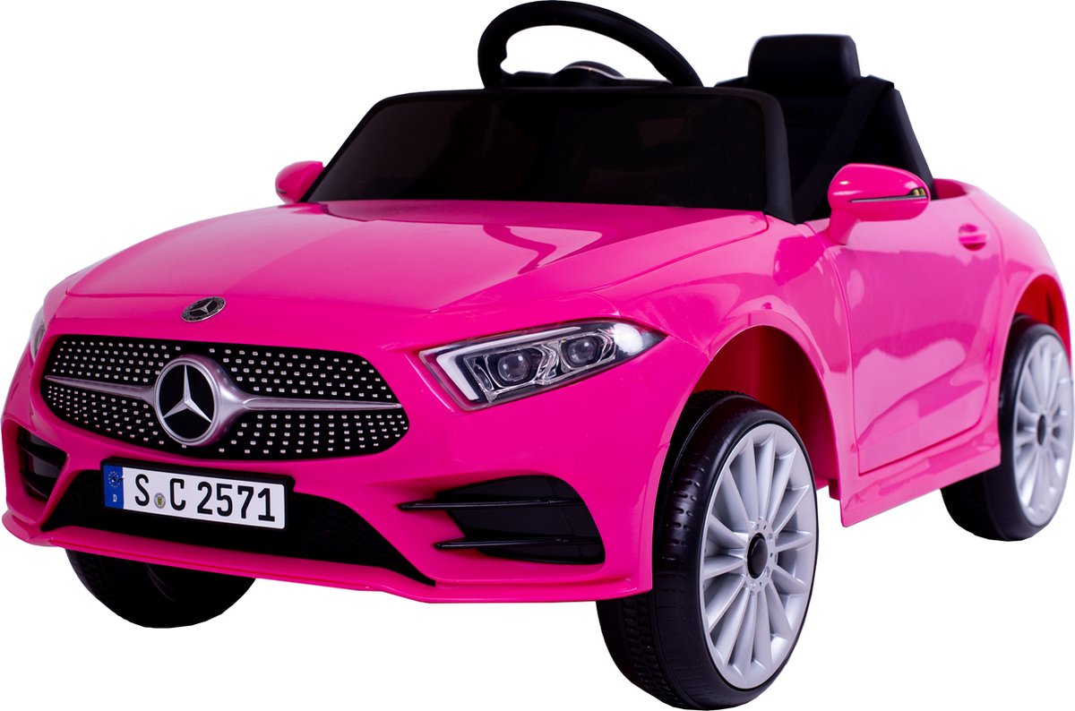 Mercedes-Benz CLS300 - Elektrische Kinderauto 12V - 1 tot 4 jaar Roze