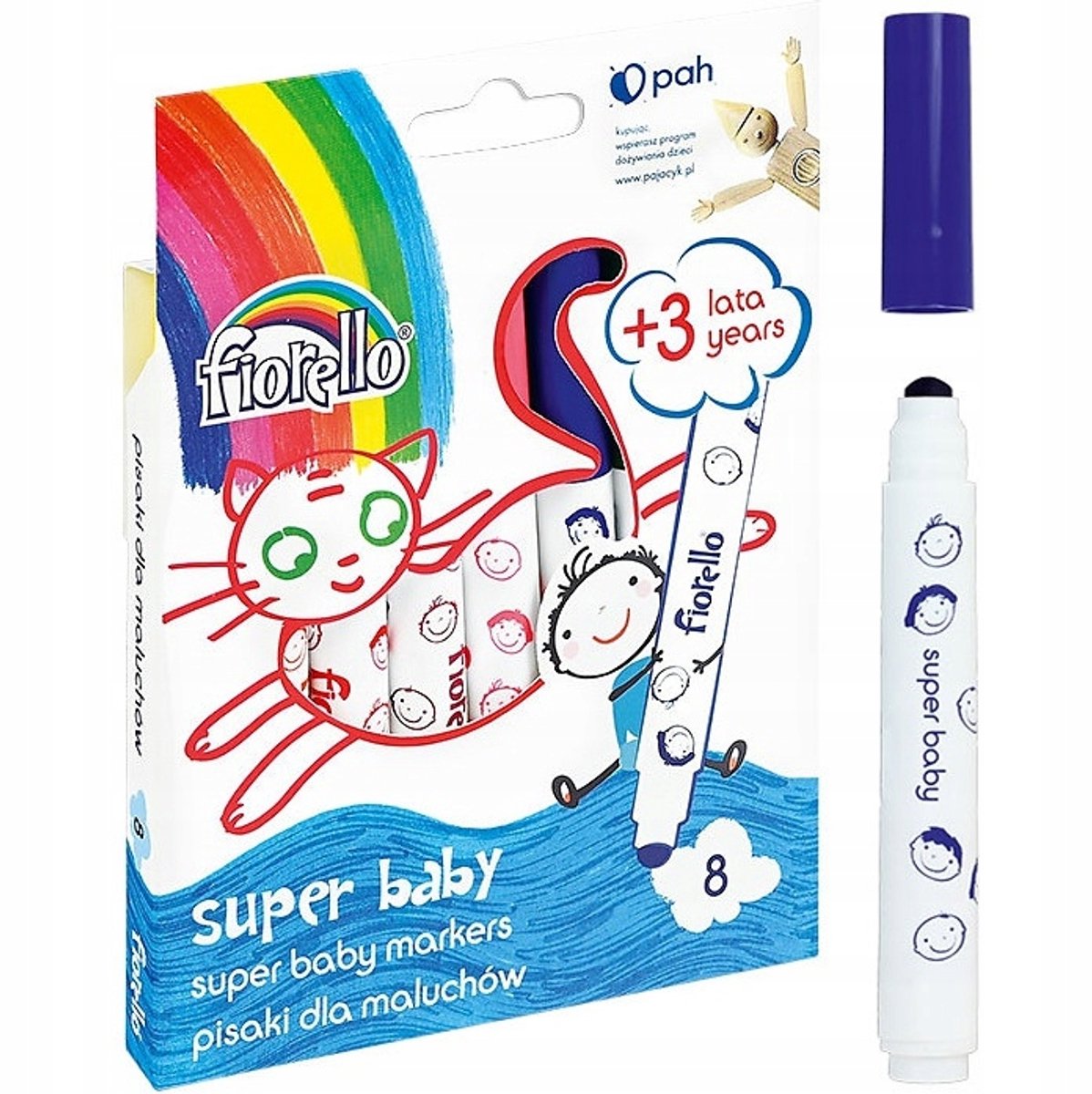 Fiorello Super Baby Stiften - 8 levendige kleuren