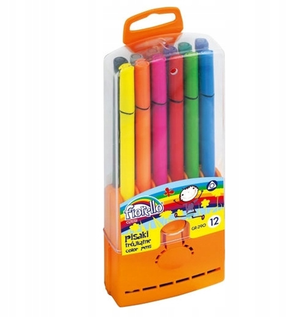 Fiorello driehoekige potloodset - 12 levendige kleuren
