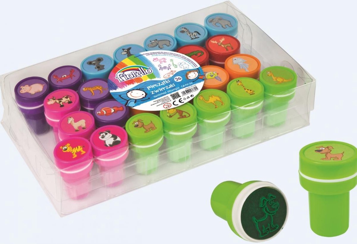 Motiverende STUKKEN kleurrijke DIEREN 26 stuks