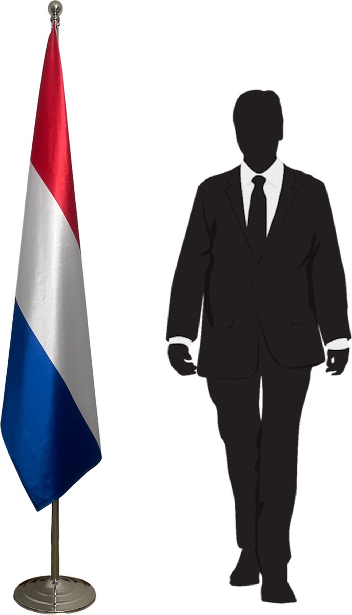 Basis met vlaggenmast en Nederlandse vlag - CN1-NL