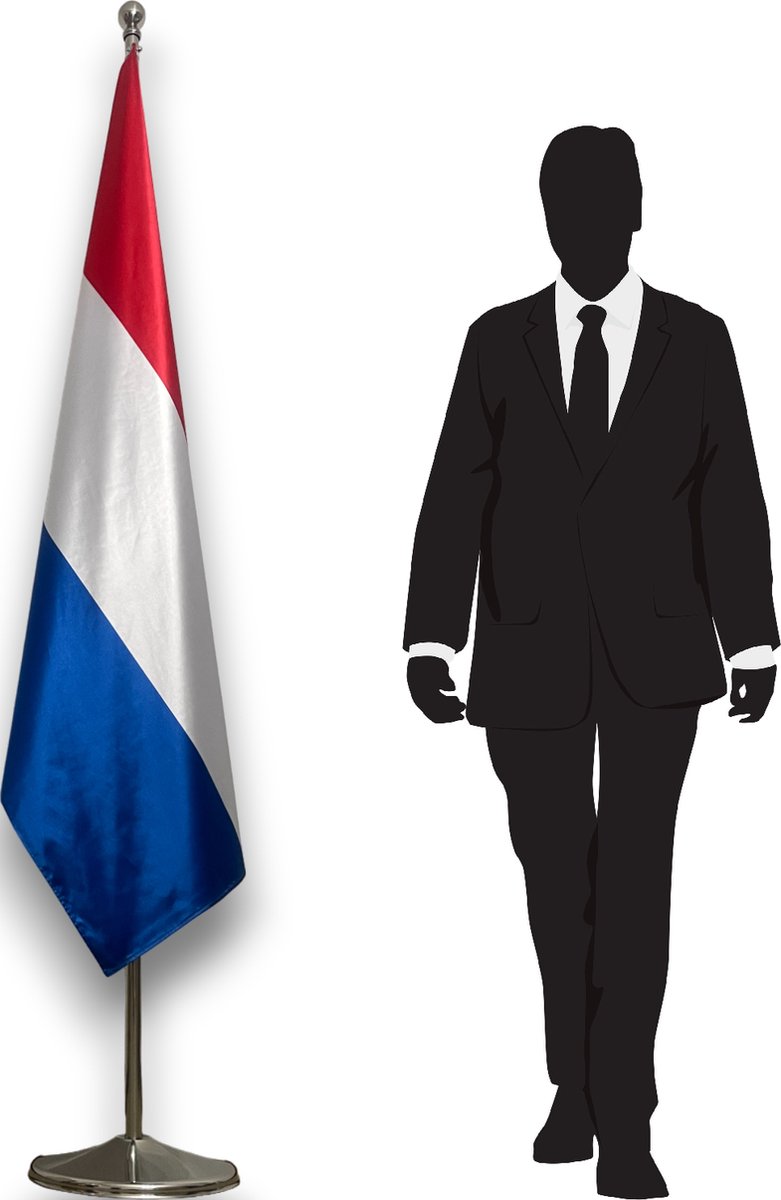 Basis met vlaggenmast en Nederlandse vlag - CN2-NL