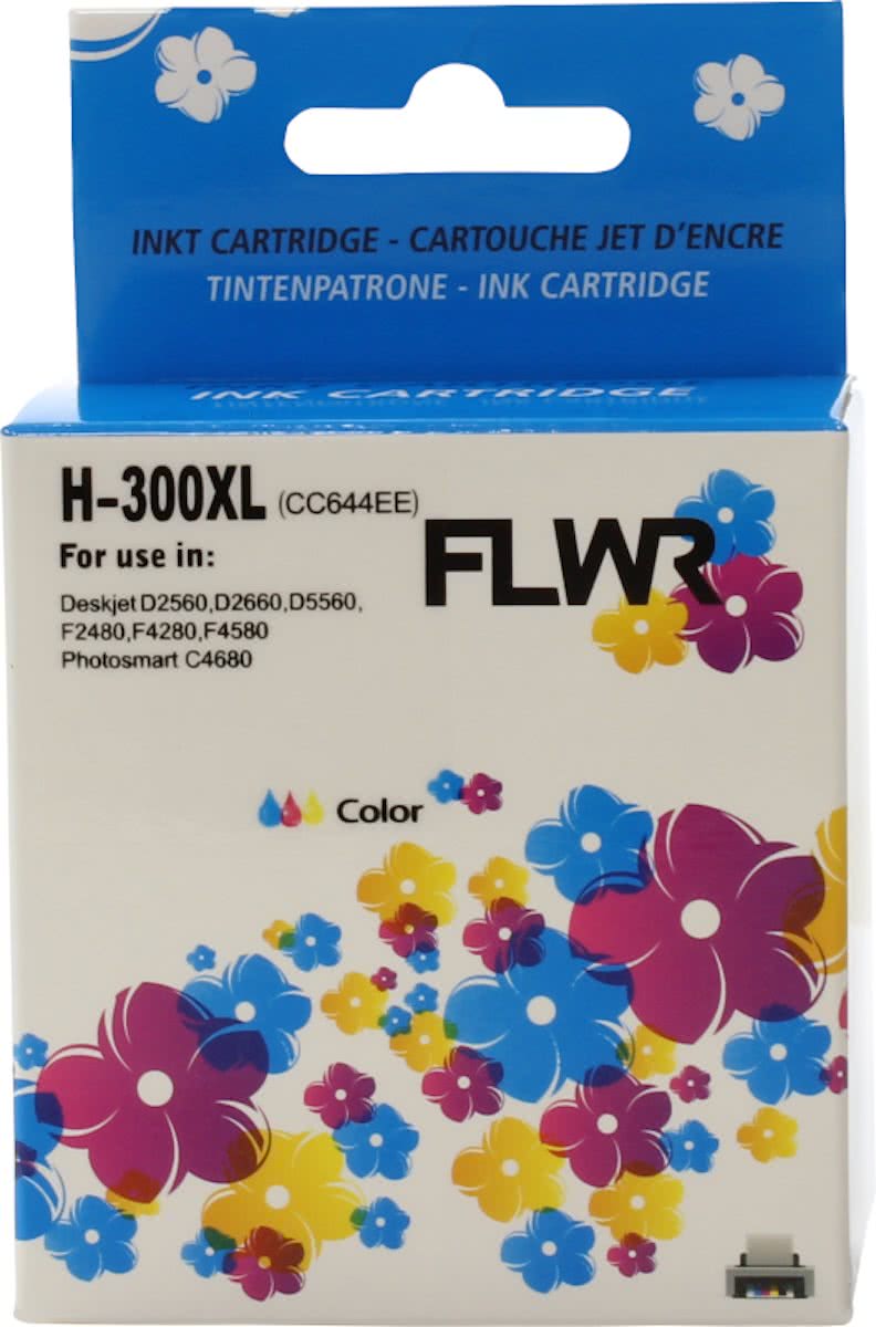 FWLR geschikt voor HP 300XL kleur