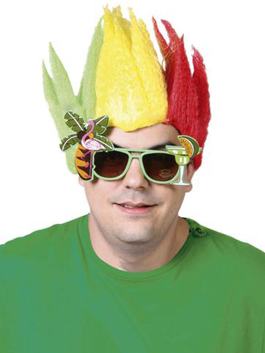 FOLAT BV - Jamaicaans gekleurde pruik voor volwassenen