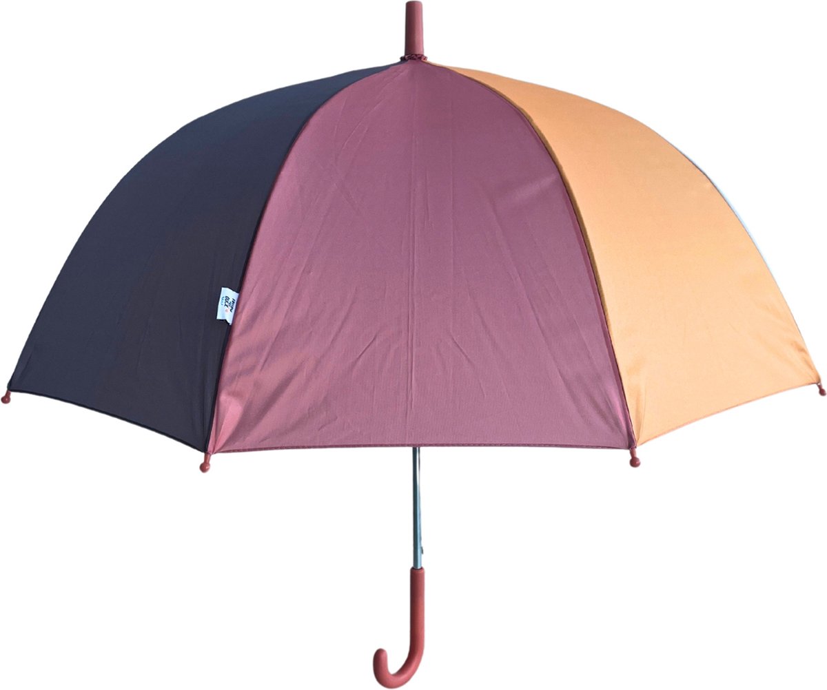 Follow The Duck kinderparaplu strepen blush roze 93cm multicolor.