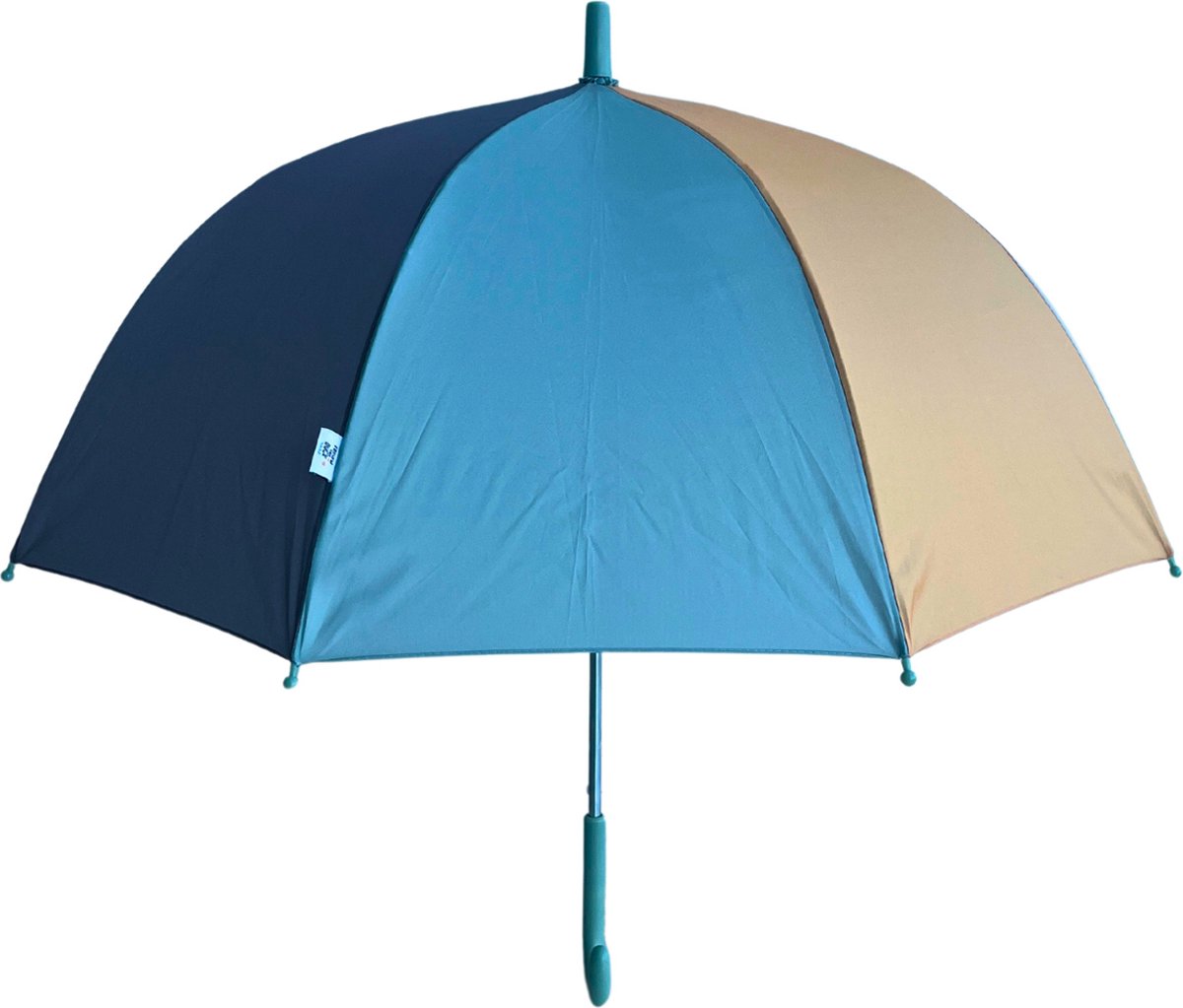 Follow The Duck paraplu speelgoed strepen saliegroen 93cm kind.