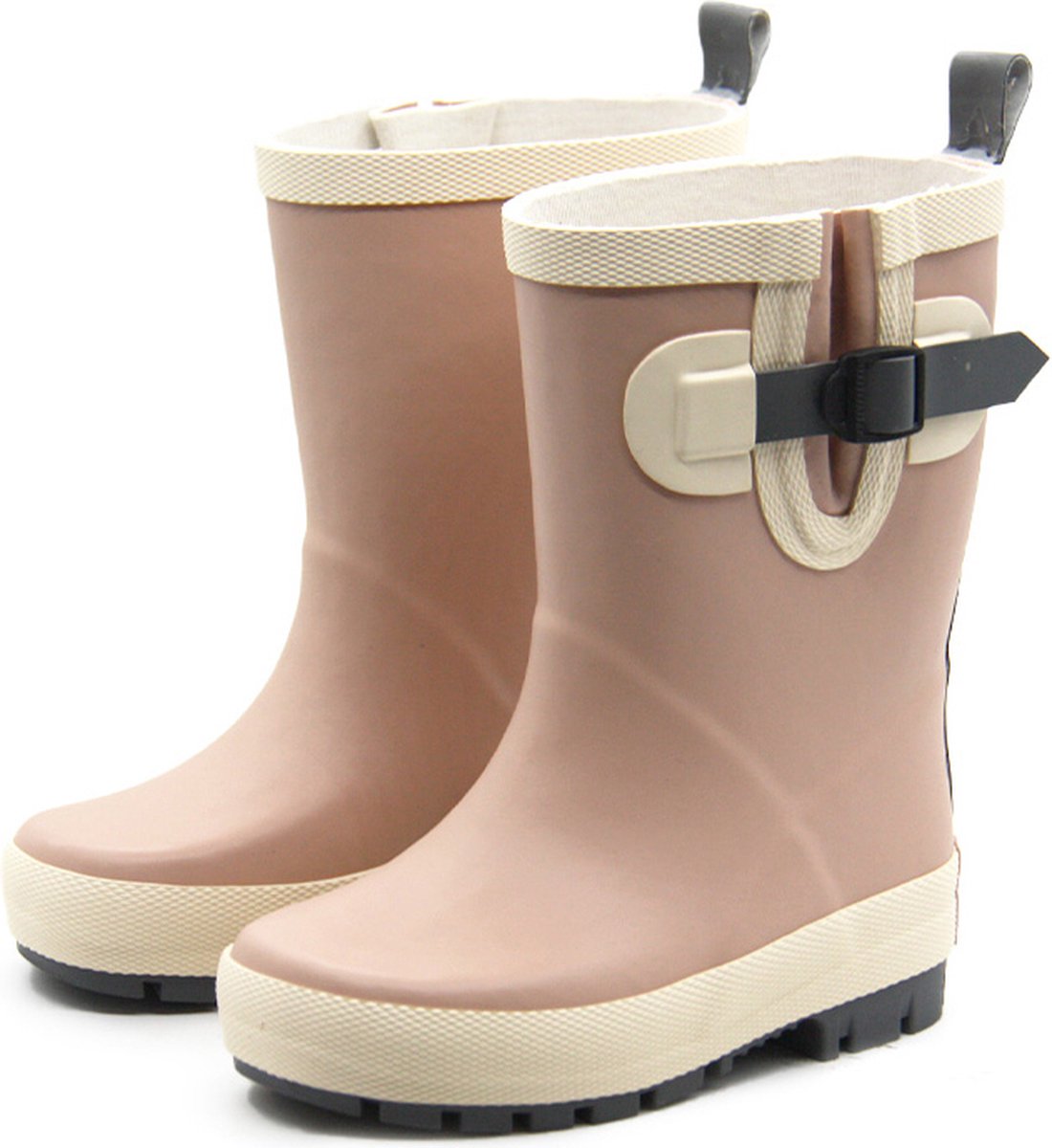 Follow The Duck rubberlaarzen kinderschoenen blush roze maat 28 waterdicht.