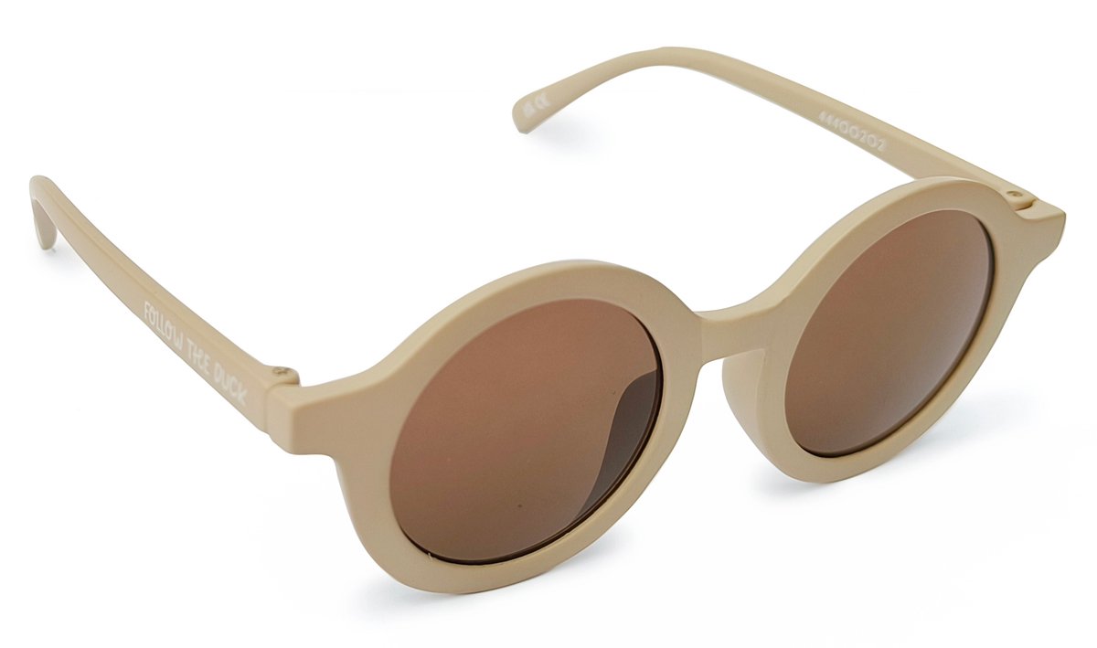 Follow The Duck zonnebril Craspedia - Kaki zonnebril voor kinderen.