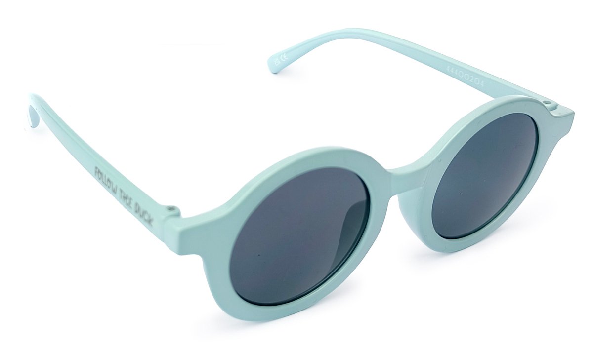 Follow The Duck zonnebril Craspedia blauw - UV-bescherming kinderbril.