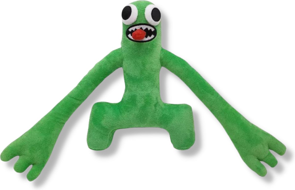 Rainbow Friends Green - Rainbow Friends roblox knuffel - Groen Rainbow Friends pluche pop - Roblox