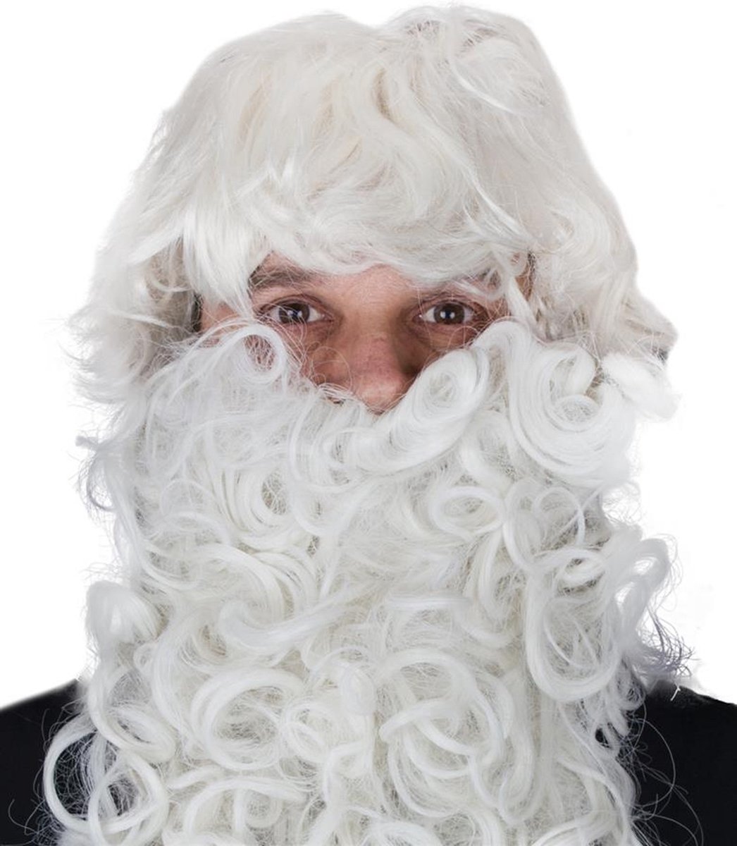 Pruik & baard Kerstman