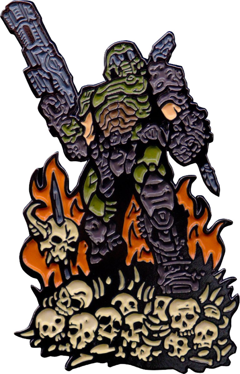 FaNaTtik Doom Eternal Pin Badge Doom Guy Limited Edition Pins & Brooches