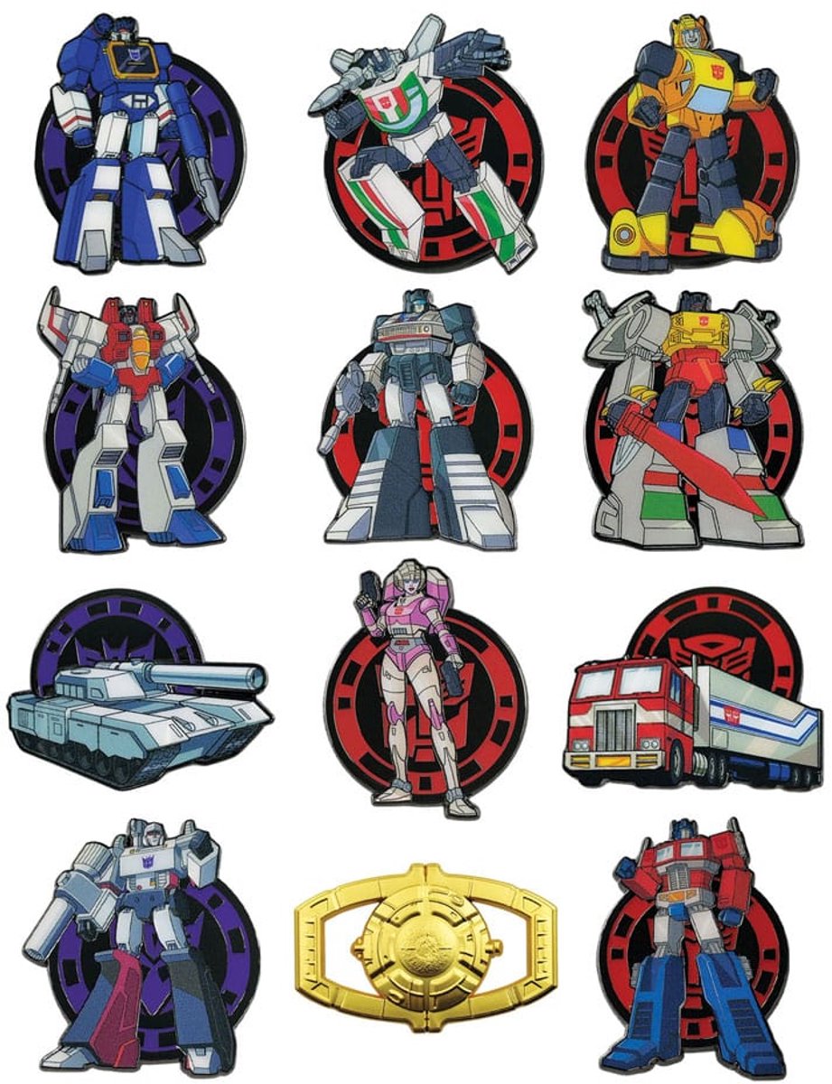FaNaTtik FaNaTtik Transformers Pin Badge Display Mystery Pin Badge (12) Pins & Brooches - 1 Stuks