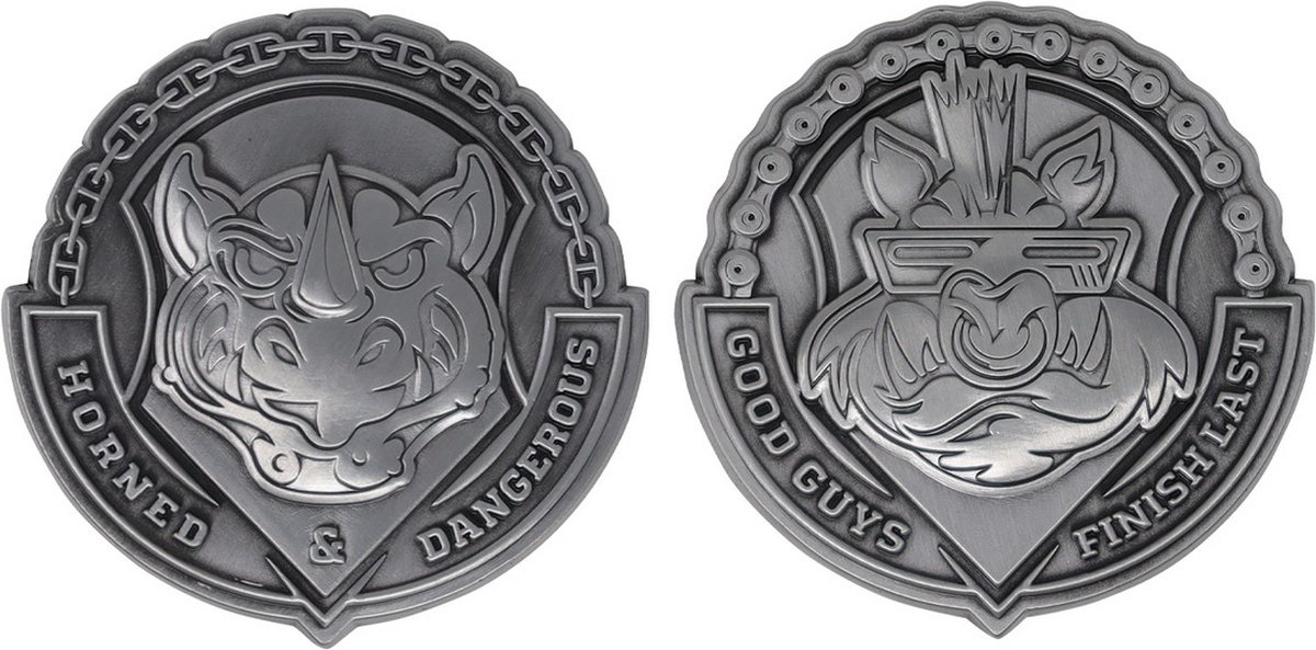 Teenage Mutant Ninja Turtles: Bebop and Rocksteady Medallion Set