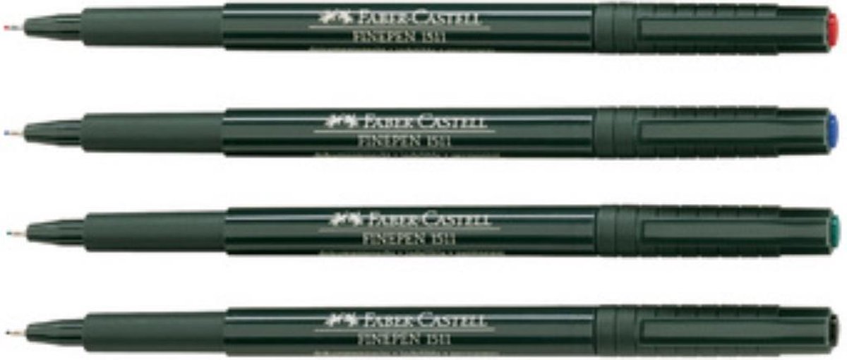 151163 - Green - Black - Round - Water-based ink - Metal - 0.4 mm