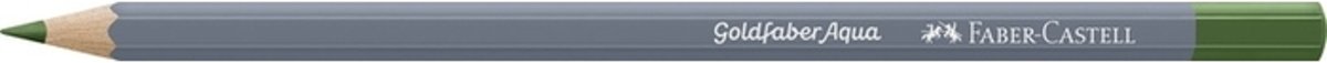 Aquarelkleurpotlood   Goldfaber 167 permanent olijfgroen