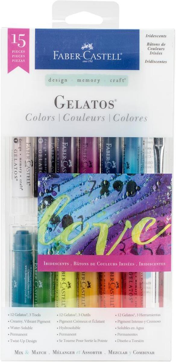 Faber Castell -  Iridecents Gelatos - 15stuks