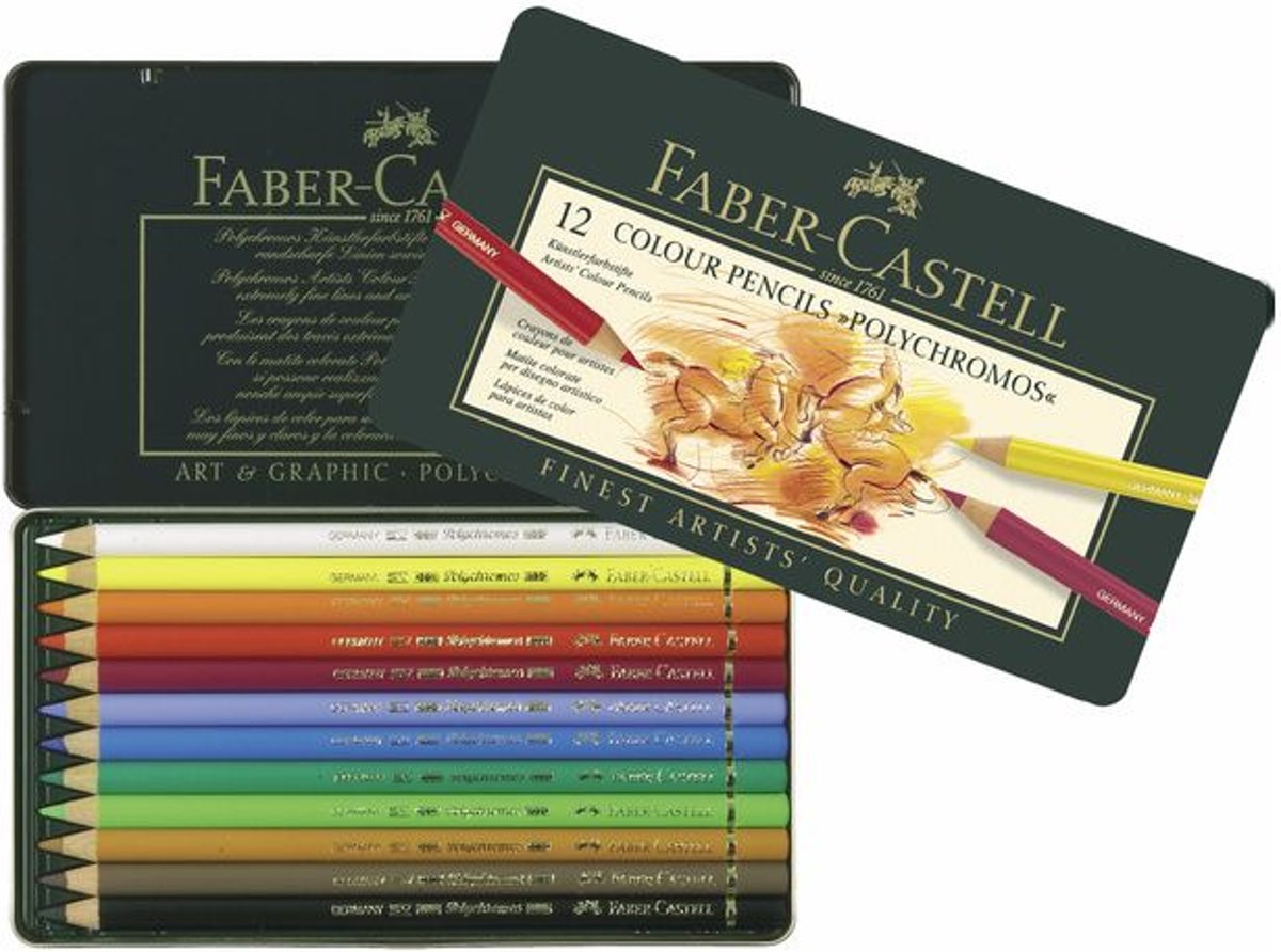 Faber Castell - Kleurpotlood - Polychromos - 12 stuks