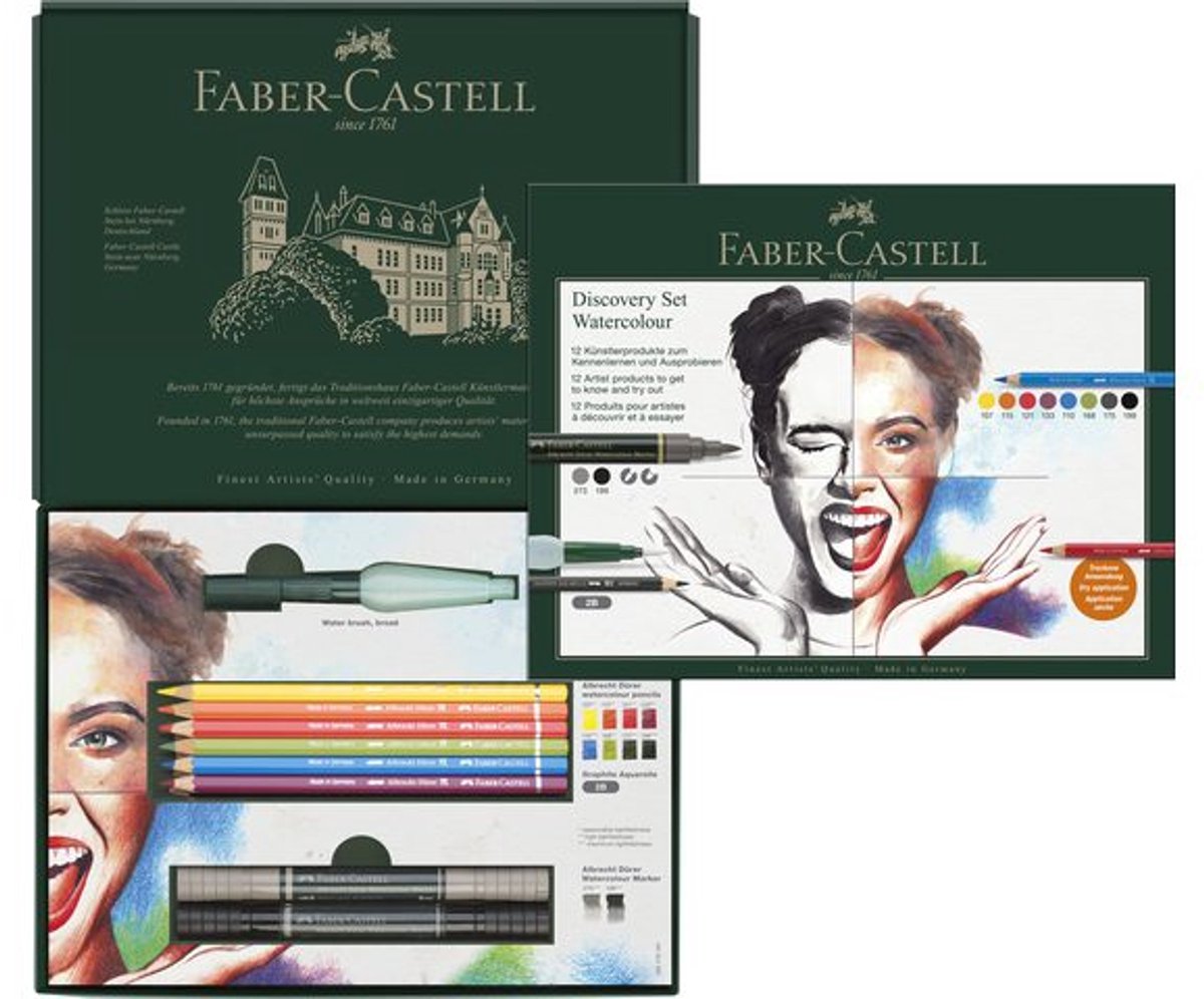 Faber-Castell aquarelpotloden Albrecht Durer - discovery set wet mediums - FC-117520