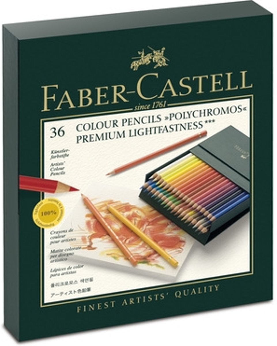 Faber Castell kleurpotlood Polychromos studiobox à 36 stuks