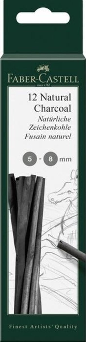 Houtskool Faber-Castell Pitt Monochrome 5-8 mm