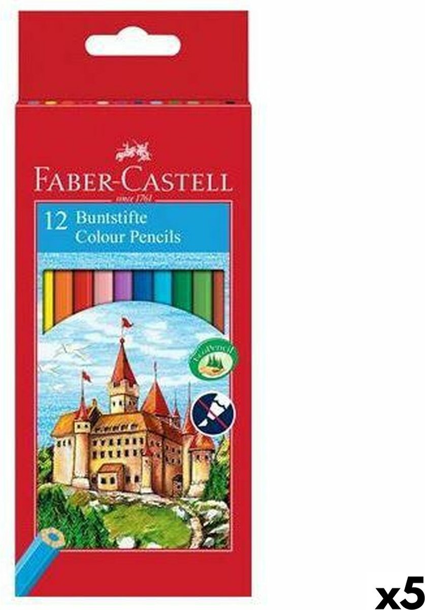 Kleurpotloden Faber-Castell Multicolour (5 Stuks)