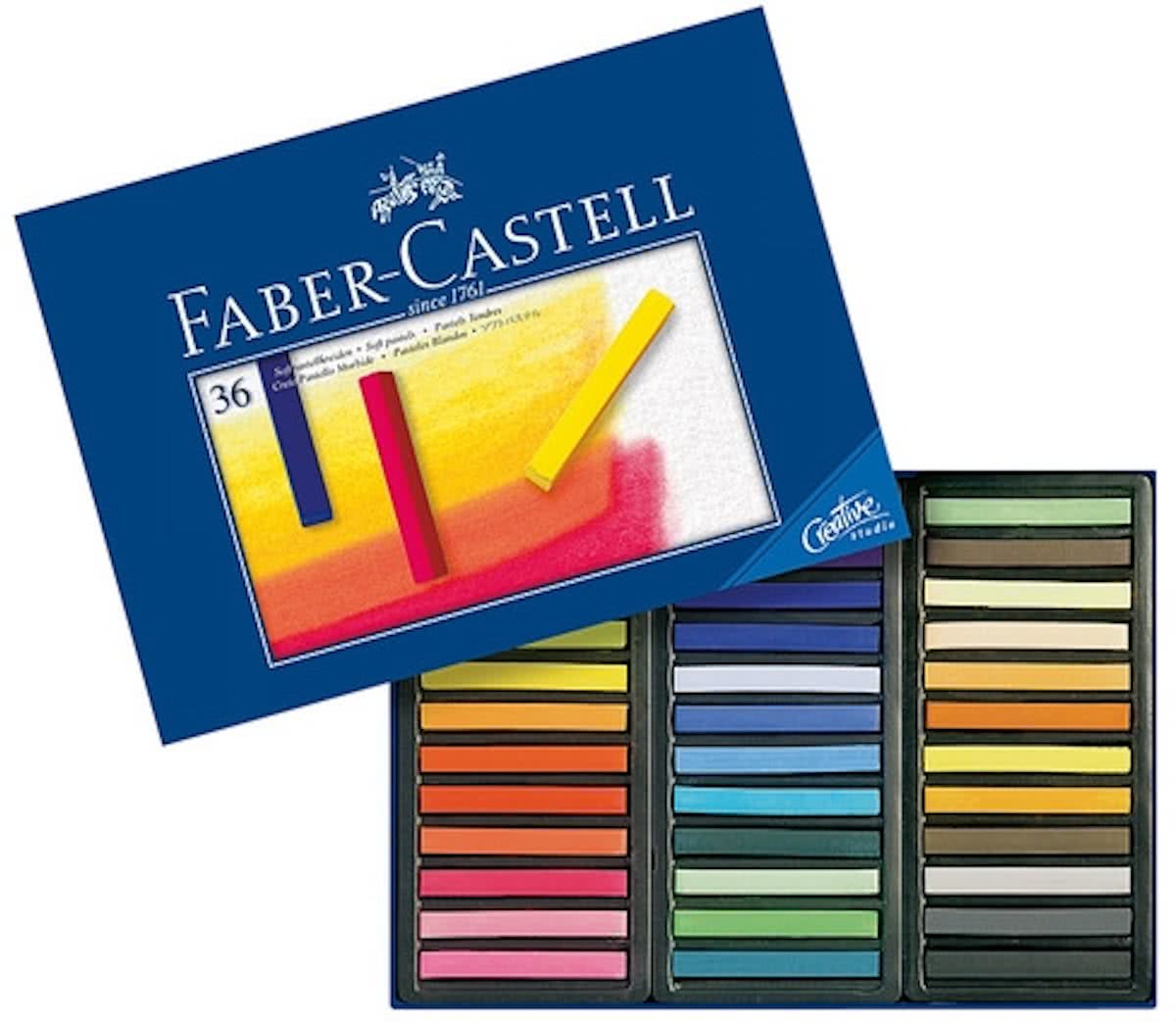 pastelkrijt Faber Castell Creative Studio Softpastel 36 delig etui