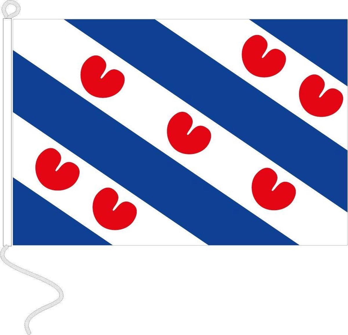 Vlag Friesland 100x150 cm.