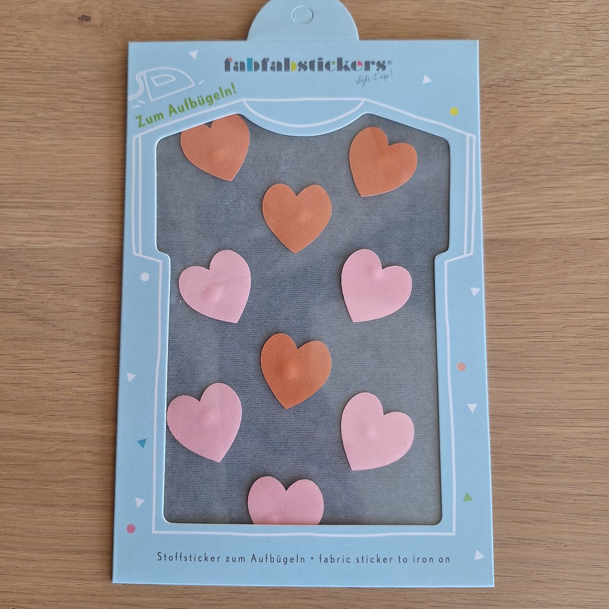 Stofstickers hartjes - Strijkapplicaties - Patches