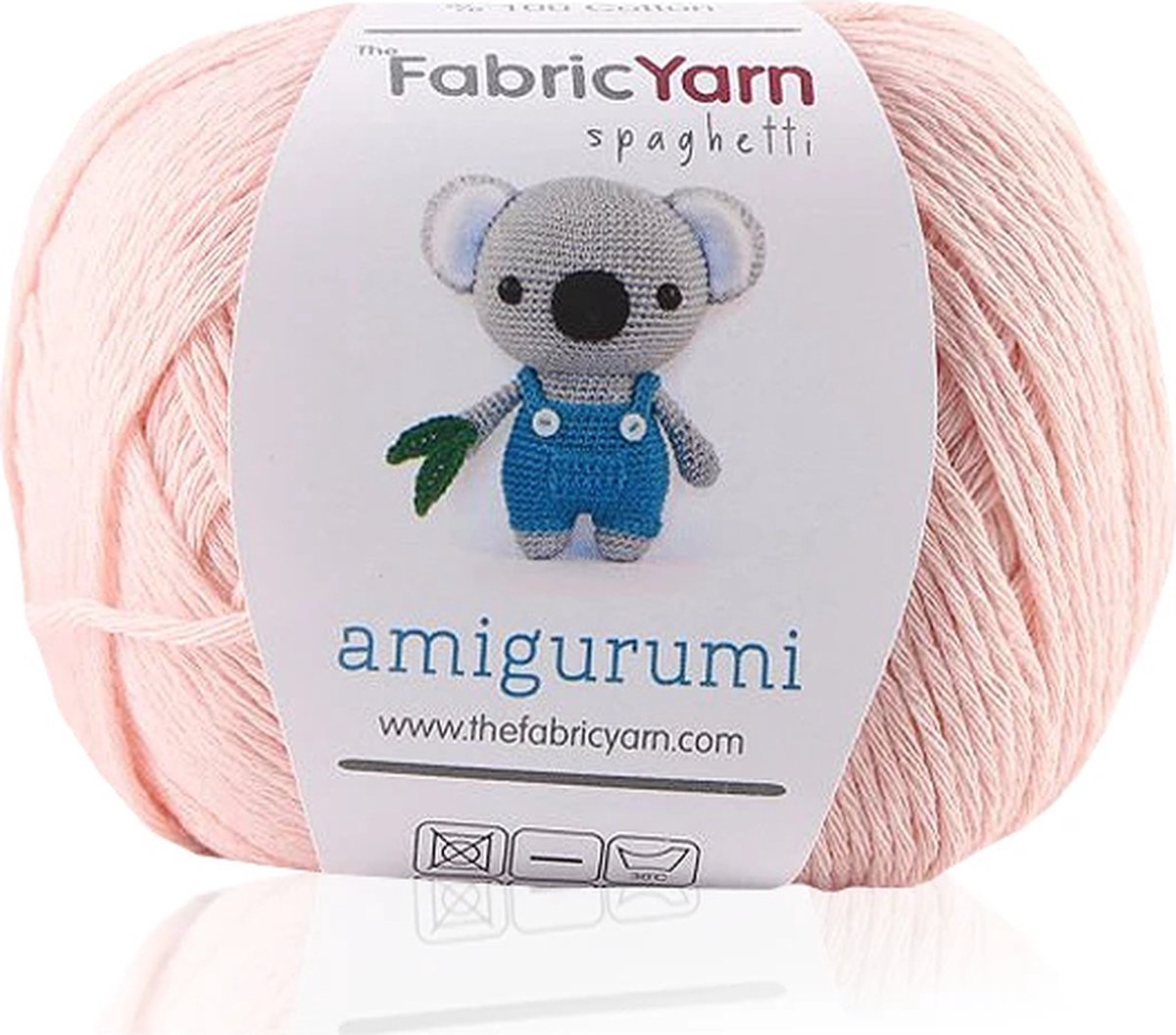 The Fabric Yarn - Amigurumi Garen - Baby Breigaren - 100% Katoen - 1 Stuk - Poeder - Slim Cotton Garen - 200 Meter