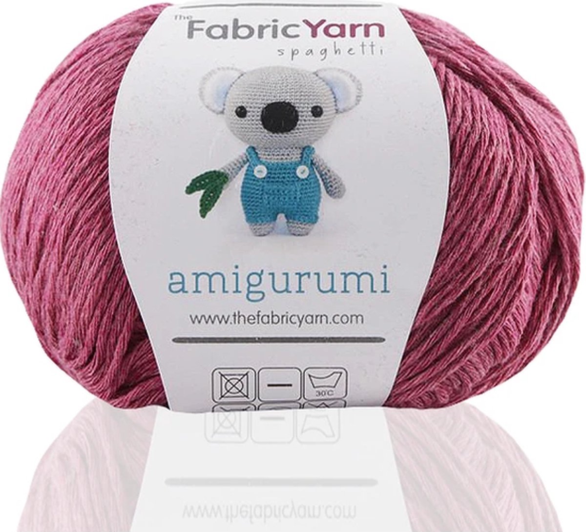 The Fabric Yarn - Amigurumi Garen - Baby Breigaren - 100% Katoen - 1 Stuk - Pruim - Slim Cotton Garen - 200 Meter