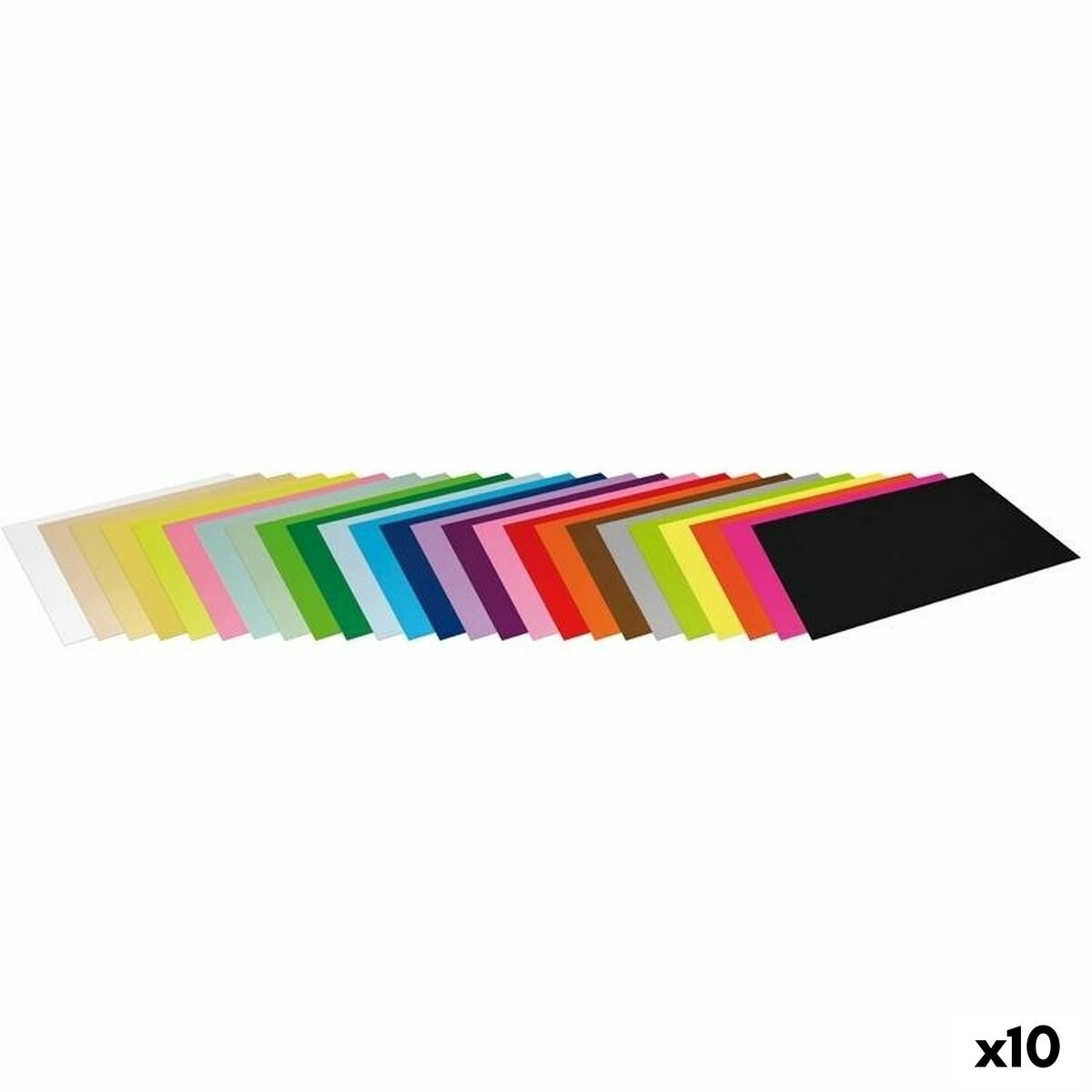 Fiches Fabrisa Multicolour 50 Onderdelen (10 Stuks)