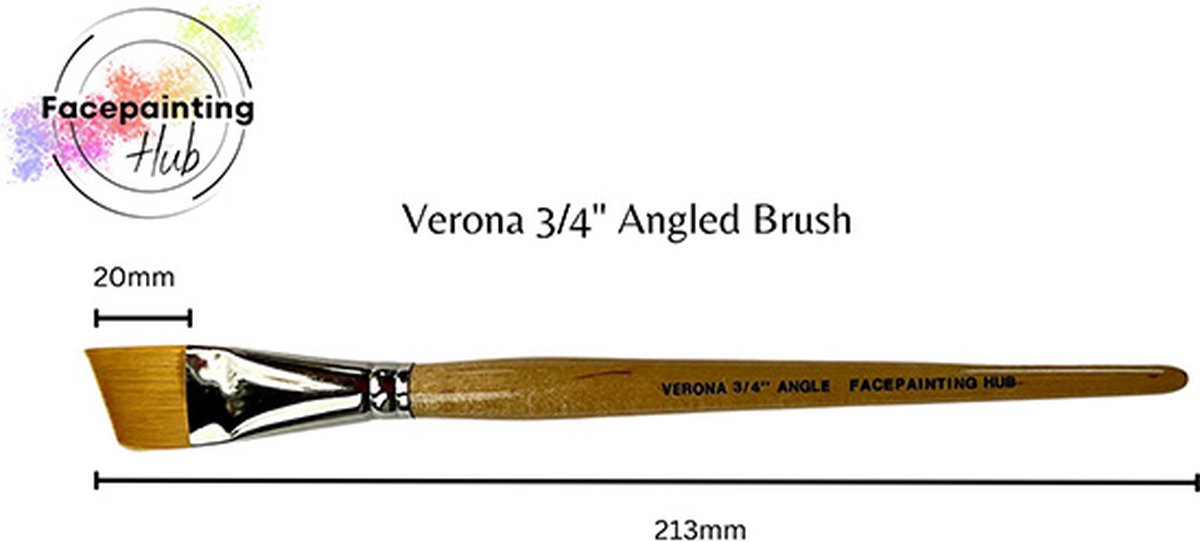 Verona 3/4 Angle Brush