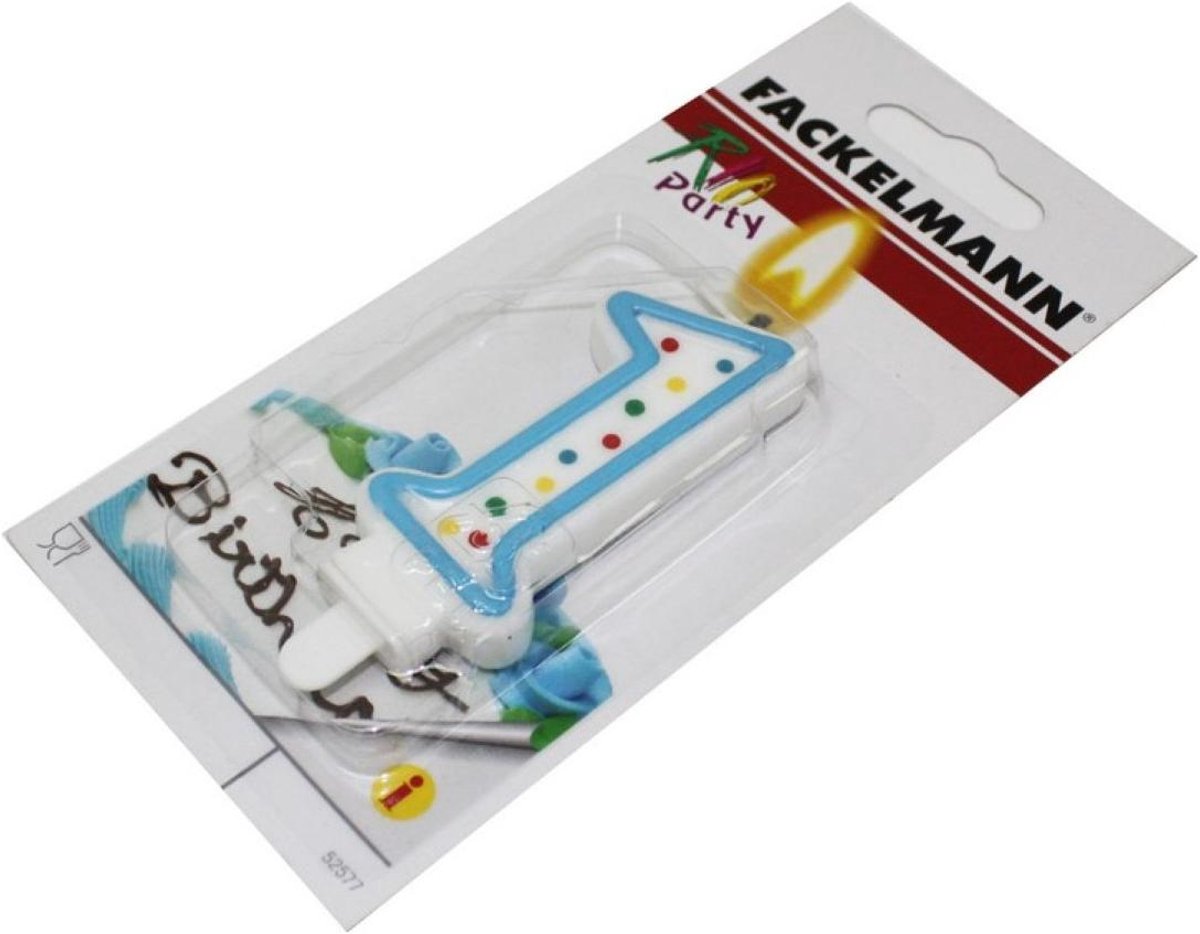 Fackelmann Rio Party Nummer 1 Verjaardagskaars