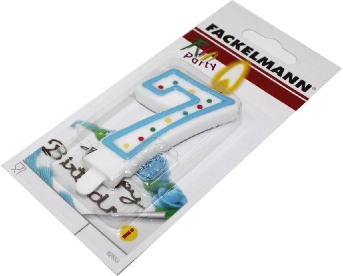 Fackelmann Rio Party Nummer 7 Verjaardagskaars