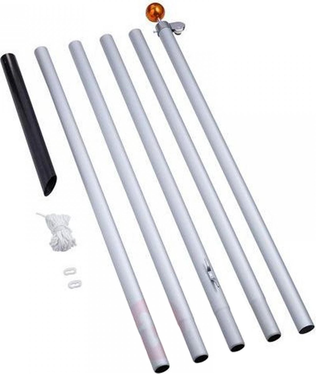 Fairybell 600CM deelbare aluminium vlaggenmast