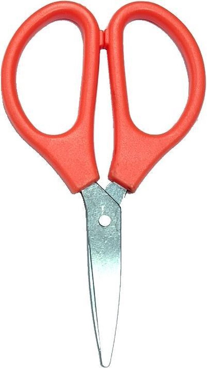   - Sieraden Schaartje - Schaar Voor Sieraden Maken - Naaidoos Schaartje - Kruidenschaar - Stofschaar - 9cm - Oranje