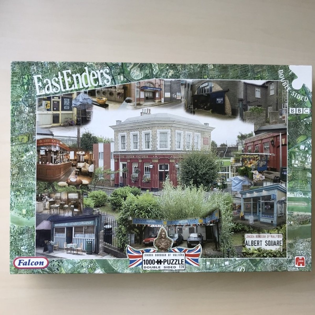 Falcon -Jumbo Eastenders puzzel 1000 dubbelzijdig