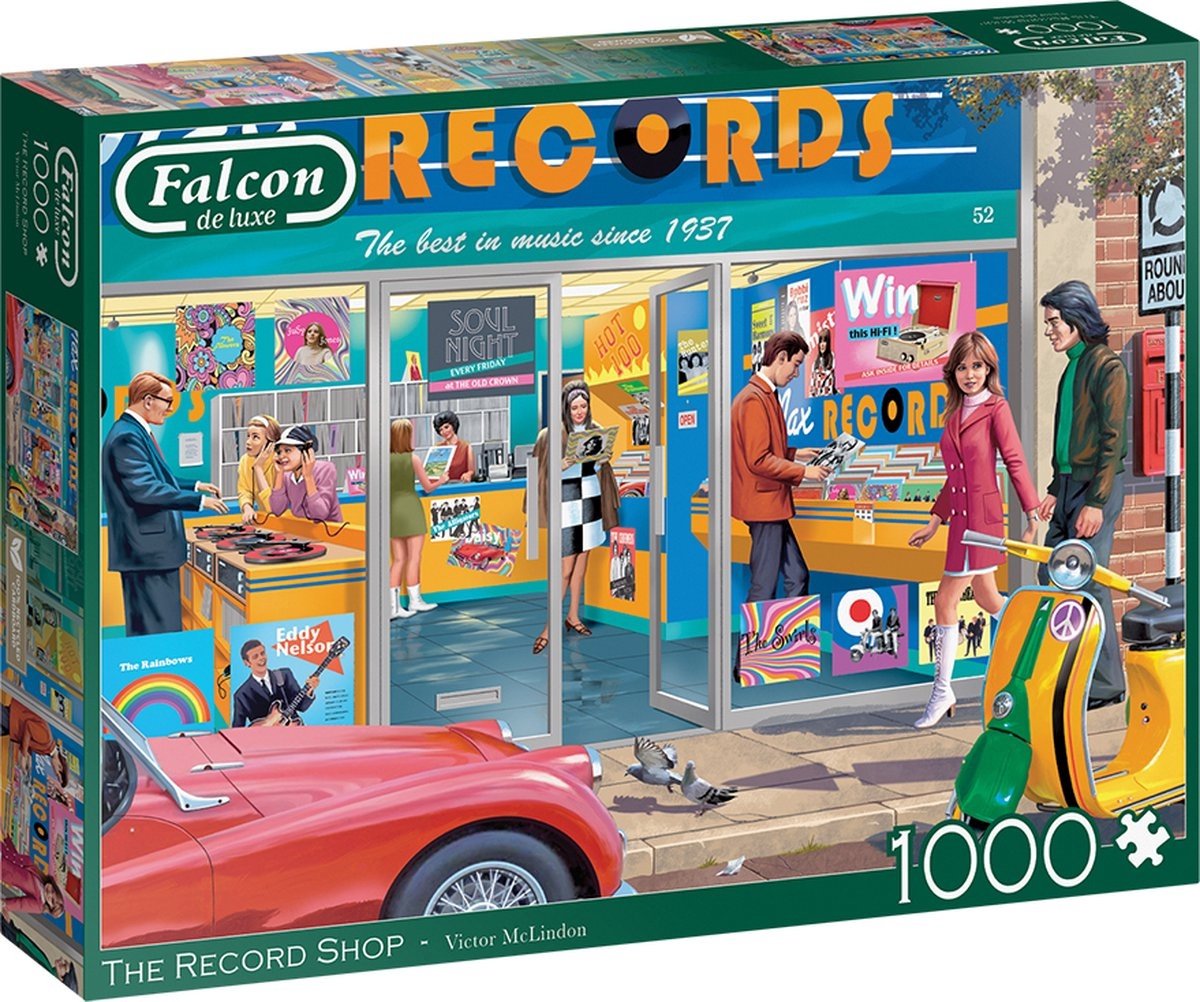 The Record Shop Puzzel 1000 Stukjes
