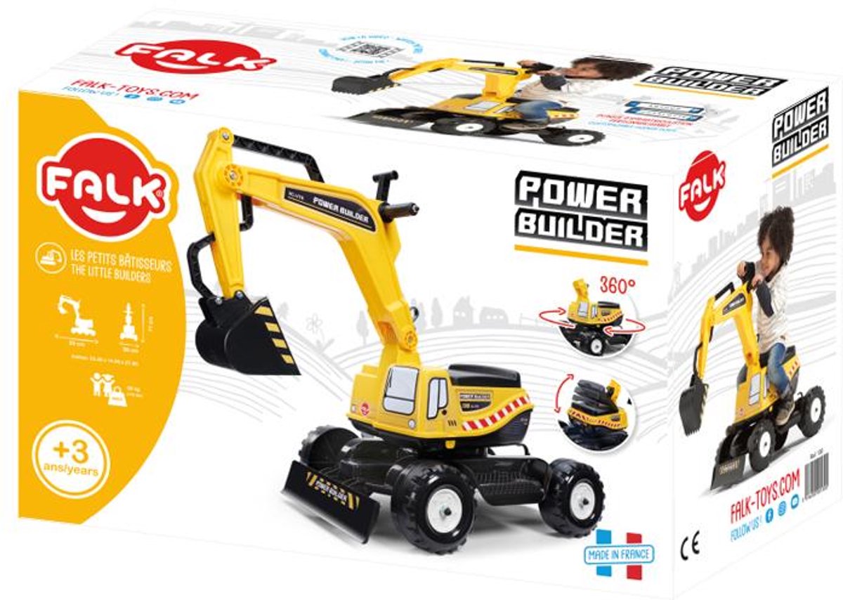 Falk Power Builder Graafmachine Op Wielen