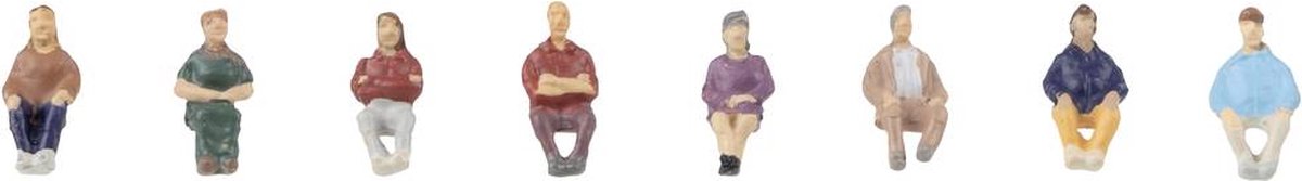 Faller - 1/160 ZITTENDE MENSEN I (6/23) * - modelbouwsets, hobbybouwspeelgoed voor kinderen, modelverf en accessoires